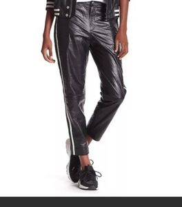 Rag & Bone Dakar Paper Leather Crop Pants NWT